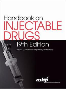 Hardcover Handbook on Injectable Drugs Book