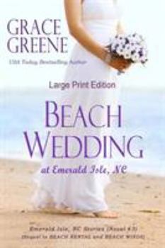 Paperback Beach Wedding [Large Print] Book