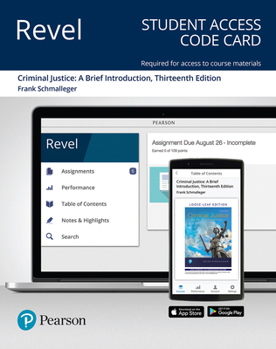 Revel for Criminal Justice: A Brief Introduction -- Access Card