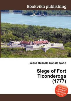 Paperback Siege of Fort Ticonderoga (1777) Book