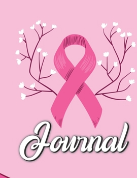 Paperback Journal: Black and Pink Journal Notebook for Breast Cancer Survivors, (Breast Cancer Awareness Gift, Cancer Journal, Breast Can Book