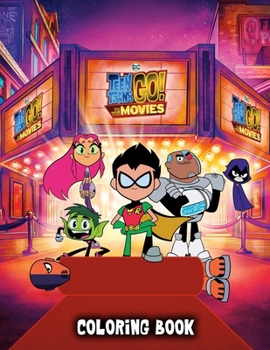 Paperback Teen Titans Coloring Book