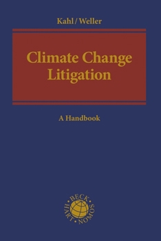Hardcover Climate Change Litigation: A Handbook Book