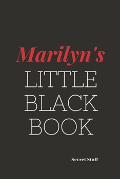 Paperback Marilyn's Little Black Book: Marilyn's Little Black Book