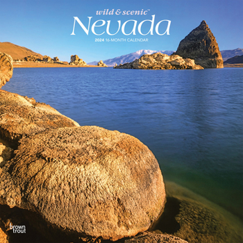 Calendar Nevada Wild & Scenic 2024 Square Book