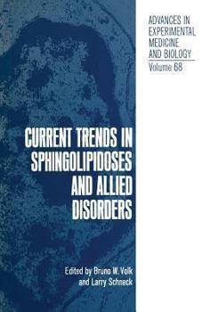 Paperback Current Trends in Sphingolipidoses and Allied Disorders Book