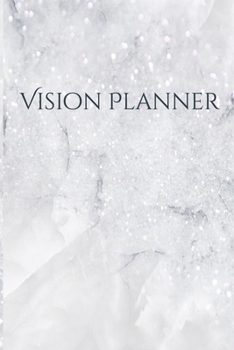 Paperback Vision Planner: BlanK Write In Dream Board Goal Journal With VISION PAGE Book