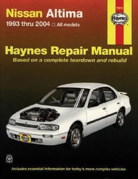 Paperback Haynes Nissan Altima 1993 Thru 2004: Automotive Repair Manual Book