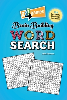 Paperback Go!games Brain Building Word Search Book