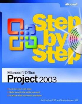 Paperback Microsoft Office Project 2003 Step by Step [With CDROM] Book
