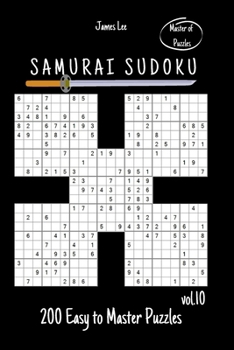 Paperback Master of Puzzles - Samurai Sudoku 200 Easy to Master Puzzles vol. 10 Book