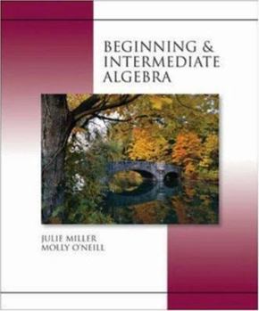 Hardcover Beginning and Intermediate Algebra Book