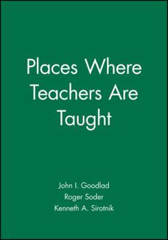 Hardcover Places Where Teachers Are Taught Book