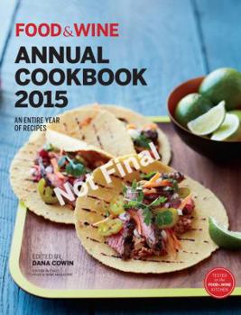 Hardcover Food & Wine Annual Cookbook 2015 Book