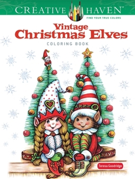 Creative Haven Vintage Elves Coloring Book