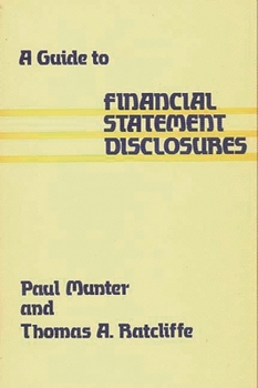 Hardcover A Guide to Financial Statement Disclosures Book