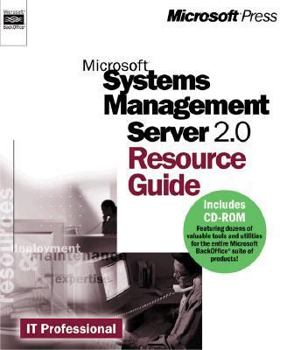 Paperback Microsoft Systems Management Server 2.0 Resource Guide (It-Resource Kit) Book