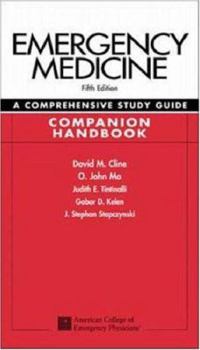 Paperback Emergency Medicine: A Comprehensive Study Guide, Companion Handbook Book