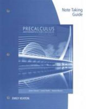 Paperback Note Taking Guide for Stewart/Redlin/Watson's Precalculus: Mathematics for Calculus, 7th Book