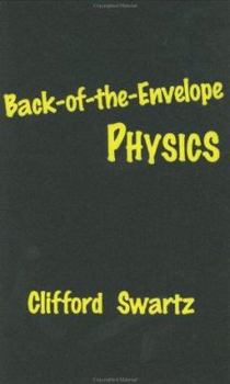 Hardcover Back-of-the-Envelope Physics Book