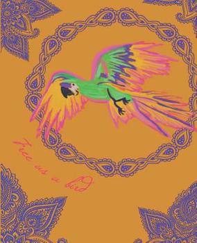 Paperback Free as a bird: Free as a bird wide ruled notebook Book