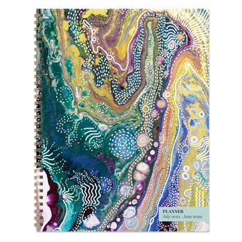 Calendar Cal 2022- Geode Kiss Academic Year Planner Book