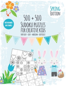 Paperback Seasons Sudoku Book for creative kids: Puzzle fun for children - Sudoku book with 500 numbers and symbol Sudokus - Difficulty very easy to difficult - Book