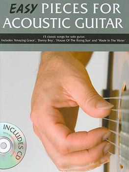 Paperback Easy Pieces for Acoustic Guitar [With CD (Audio)] Book