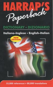 Paperback Harrap Italian-English/English-Italian Dictionary Book