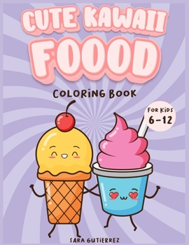Cute Kawaii Coloring book for kids 6-12