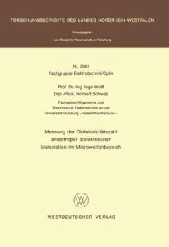 Messung Der Dielektrizitatszahl Anisotroper Dielektrischer Materialien Im Mikrowellenbereich