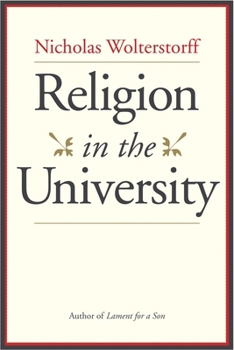 Hardcover Religion in the University Book