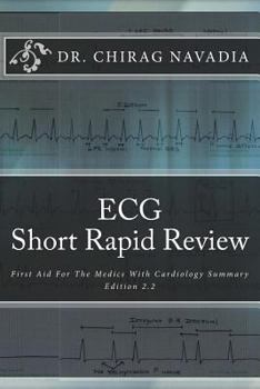 Paperback ECG Short Rapid Review: First Aid For USMLE & NCLEX Book