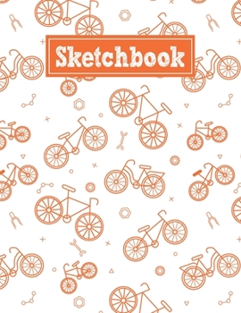 Paperback Sketchbook: 8.5 x 11 Notebook for Creative Drawing and Sketching Activities with Unique Bicycle Themed Cover Design Book