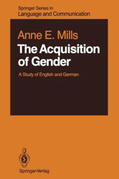 Paperback The Acquisition of Gender: A Study of English and German Book