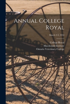 Paperback Annual College Royal; March 2-3, 1954 Book