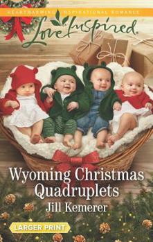 Mass Market Paperback Wyoming Christmas Quadruplets [Large Print] Book