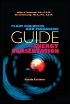 Hardcover Plant Engineers and Managers Guide to Energy Conservation Book