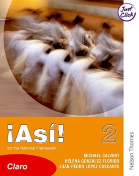 Paperback !Asi! 2 Claro Student Book Lower Book