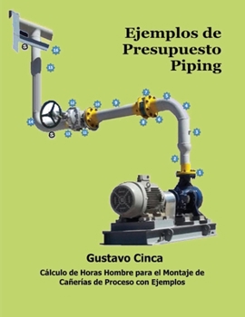 Paperback Ejemplos de Presupuesto - Piping: Cálculo de Horas Hombre para el Montaje de Cañerías de Proceso con Ejemplos [Spanish] Book