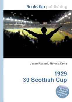 Paperback 1929 30 Scottish Cup Book