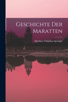 Paperback Geschichte der Maratten [German] Book