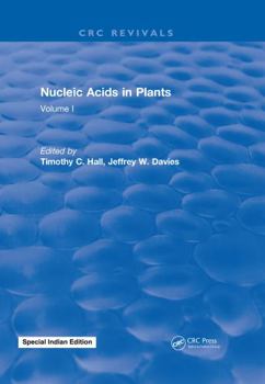 Hardcover Nucleic Acids In Plants: Volume I Book
