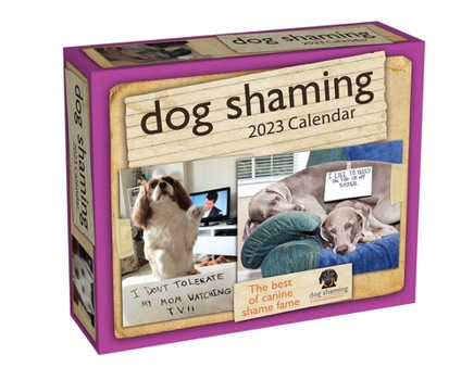 Calendar Dog Shaming 2023 Day-To-Day Calendar Book