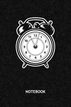 NOTEBOOK: Oldschool Lover Note Book Grid-lined 6x9 - Retro Journal A5 Gridded - Vintage Lover Planner Nostalgic Fashion 120 Pages SQUARED - Timer ... Clock Soft Cover - 90s Kids Birthday Present