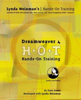 Paperback Dreamweaver 4 Hands-On Training [With CDROM] Book