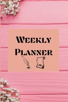 Paperback Weekly Panner: Weekly Planner, Appointment Book, Office SupplyTo-Do List for Women, Book