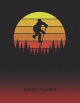 Weekly Planner: Field Hockey | 2020 - 2021 | Plan Weeks for 1 Year | Retro Vintage Sunset Cover | January 20 - December 20 | Planning Organizer ... | Plan Days, Set Goals & Get Stuff Done