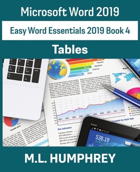 Paperback Word 2019 Tables Book