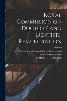 Paperback Royal Commission on Doctors' and Dentists' Remuneration Book